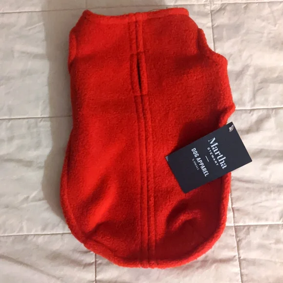 Martha Stewart Fleece Wrap Pullover Dog Jacket - Picture 2 of 4